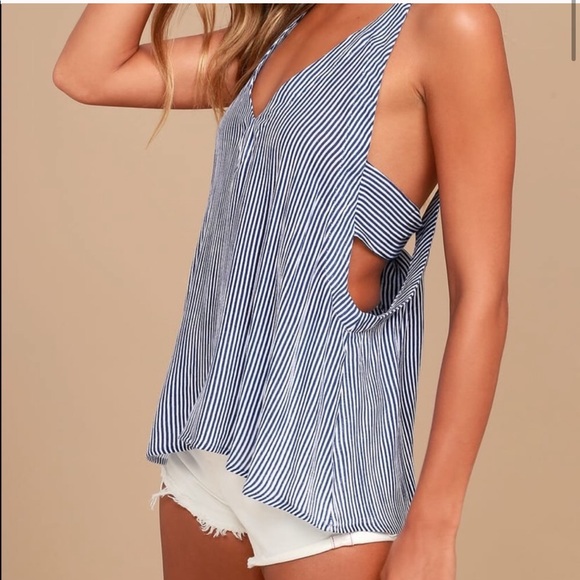 Lulus Tops - Lulus Striped Tank
